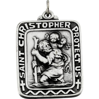Pendant 31.5x26 mm Saint Christopher Medal  