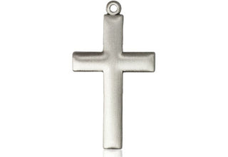 Sterling Silver Cross Medal Engraved Catholic Saint Jewelry