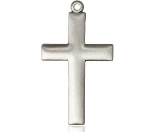 Sterling Silver Cross Medal Engraved Catholic Saint Jewelry