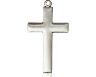 Sterling Silver Cross Medal Engraved Catholic Saint Jewelry