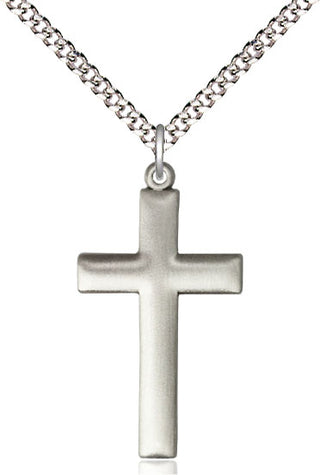 Sterling Silver Cross Medal Religious Jewelry Engraved Catholic Saint Jewelry