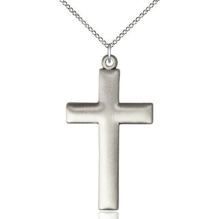 Sterling Silver Cross Medal Religious Jewelry Engraved Catholic Saint Jewelry