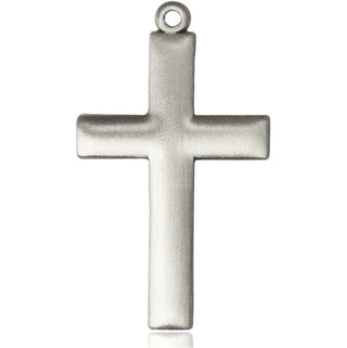 Sterling Silver Cross Medal Engraved Catholic Saint Jewelry