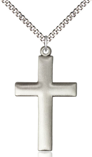 Sterling Silver Cross Medal Religious Jewelry Engraved Catholic Saint Jewelry
