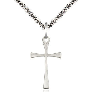 Sterling Silver Maltese Cross Medal Religious Jewelry