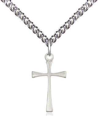 Sterling Silver Maltese Cross Medal Religious Jewelry