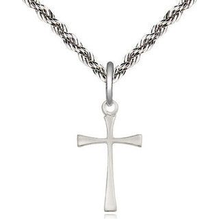 Sterling Silver Maltese Cross Medal Religious Jewelry