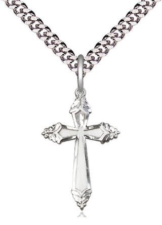 Pewter Cross Medal Religious and Catholic Jewelry Engraved Catholic Saint Jewelry