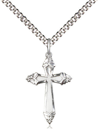 Pewter Cross Medal Religious and Catholic Jewelry Engraved Catholic Saint Jewelry