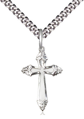Pewter Cross Medal Religious and Catholic Jewelry Engraved Catholic Saint Jewelry