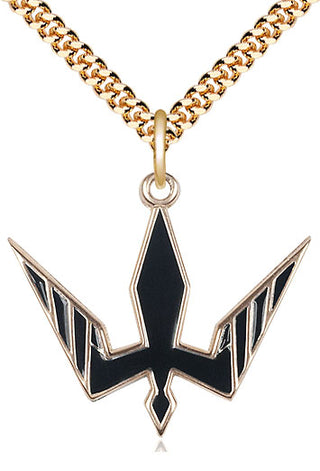 14kt Gold Filled Holy Spirit Medal Catholic Jewelry