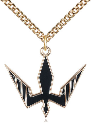 14kt Gold Holy Spirit Medal