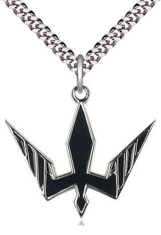 Sterling Silver Holy Spirit Medal Catholic Jewelry