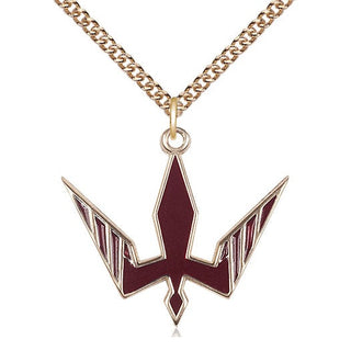 14kt Gold Holy Spirit Medal
