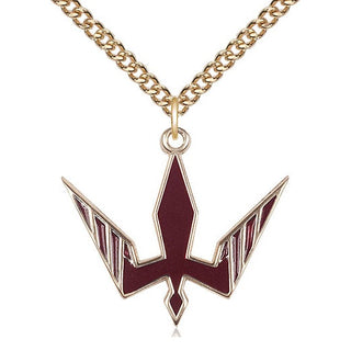 14kt Gold Holy Spirit Medal