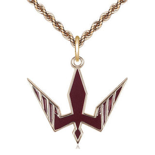 14kt Gold Holy Spirit Medal