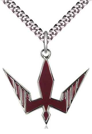 Sterling Silver Holy Spirit Medal Catholic Jewelry