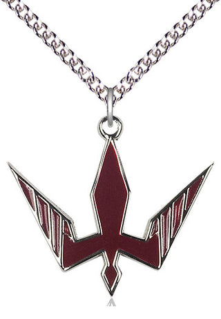 Sterling Silver Holy Spirit Medal Catholic Jewelry