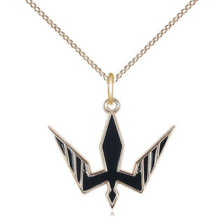 14kt Gold Filled Holy Spirit Medal Religious Jewelry