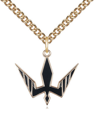 14kt Gold Filled Holy Spirit Medal Religious Jewelry