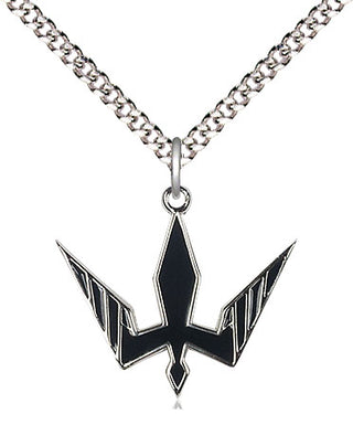 Sterling Silver Holy Spirit Medal Religious Jewelry