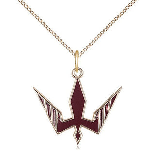14kt Gold Filled Holy Spirit Medal Religious Jewelry