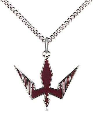 Pewter Holy Spirit Medal Religious Jewelry