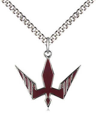Pewter Holy Spirit Medal Religious Jewelry