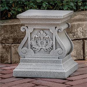 10-Inch Small Garden Pedestal 10-Inch X 9-Inch Square - View 2