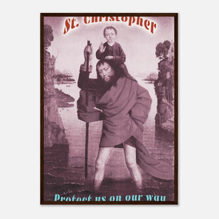 St. Christopher Prayer Framed Print - view 19