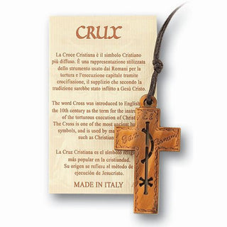 10-Pack - Olive Wood Pax Cross