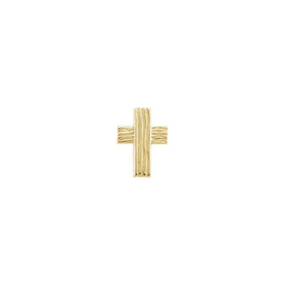 10K Yellow The Rugged Cross Lapel Pin