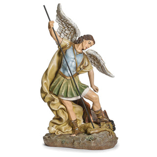 49.25-Inch Saint Michael Statue Renaissance Collection