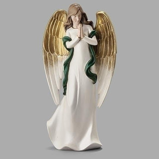 12-Inch Angel With Gold Wing Praying Figure - Joseph's Studio