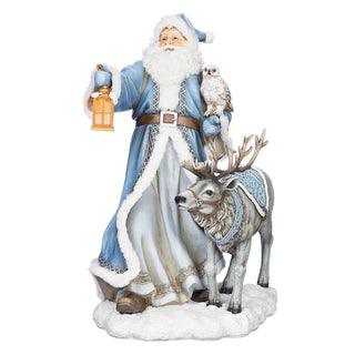 19.75-Inch Led Santa Reindeer Led Lantern