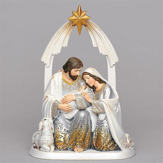 9.75-Inch Holy Family Gold Ombre Finish Figure