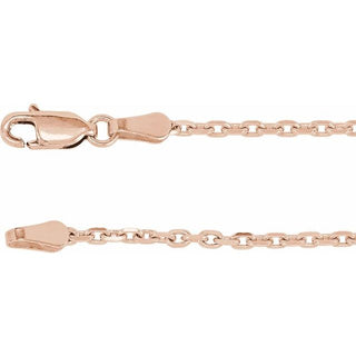 16 Inch Diamond Cut Cable Chain With Lobster Clasp Sterling Silver Ch524 70001 P