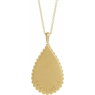 14K Yellow Trust in The Lord 16-18" Necklace