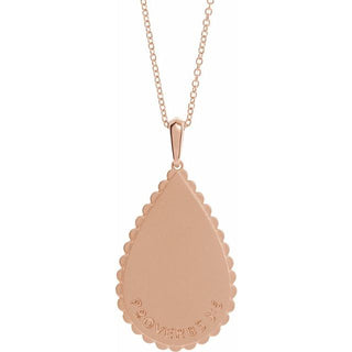 14K Rose Trust in The Lord 16-18" Necklace