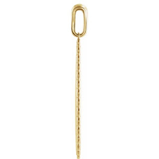 14K Yellow Trust in The Lord Pendant 