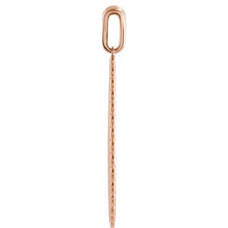 14K Rose Trust in The Lord Pendant 