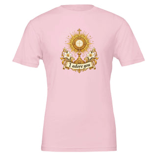 'I Adore You' Gold Monstrance T-Shirt - view 6