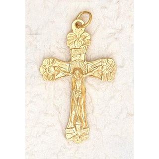 Bulk Gold Tone Trinity Cross