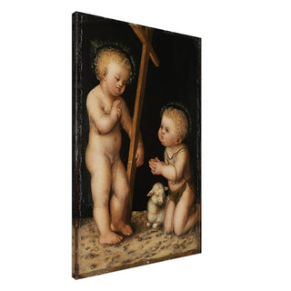 Christ Child and Infant St. John Canvas Print