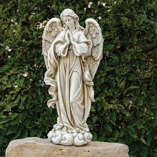 18.25-Inch Standing Angel Garden Statue