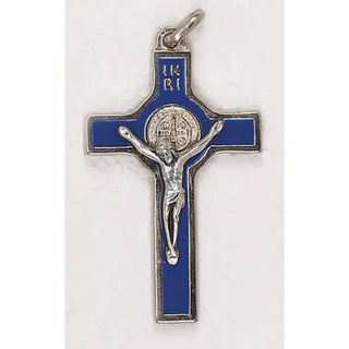 2-inch St. Benedict Cross - Black Enamel
