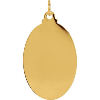 14K Yellow 25x18 mm St. Joseph Medal
