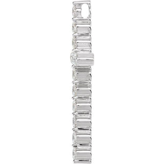 14K White 1 1/2 CTW Lab-Grown Diamond Cross Pendant