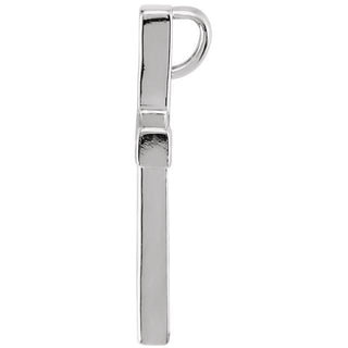 Platinum 1/4 CTW Natural Diamond Cross Pendant