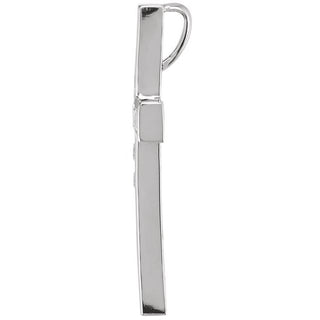 Platinum 1 1/4 CTW Natural Diamond Cross Pendant